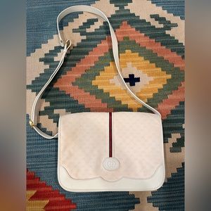 Gucci Vintage shoulder purse white